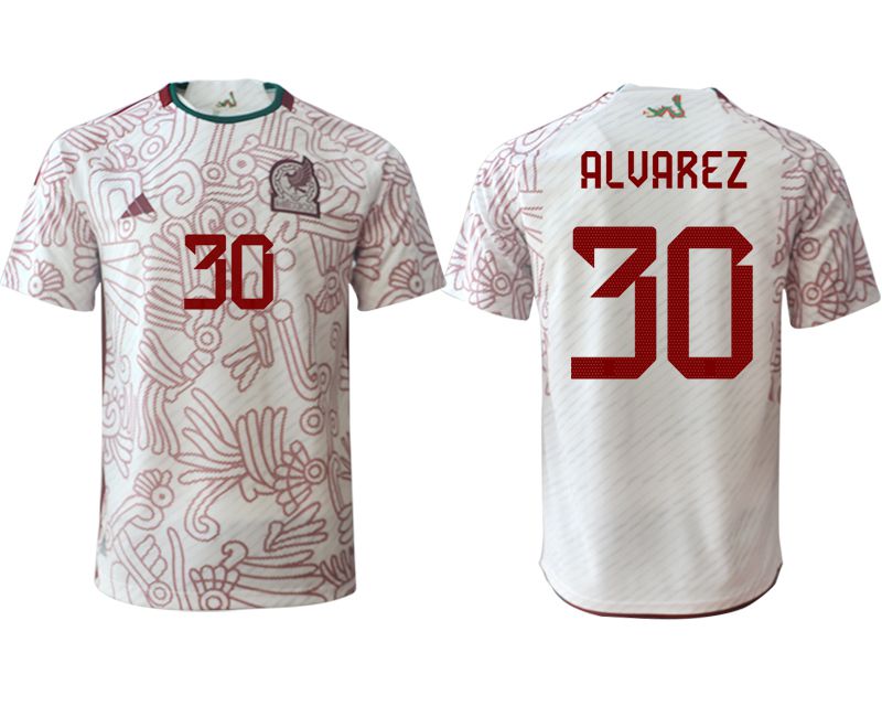 Men 2022 World Cup National Team Mexico away aaa version white 30 Soccer Jerseys